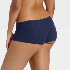 Women's Pointelle Ruched Front Boy Shorts - Wild Fable™