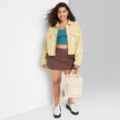 Women's Long Sleeve Cropped Button-Down Shirt - Wild Fable™ -Wild Fable Store GUEST 053052c0 07fb 4ada 907c 9792dbfe2e2d