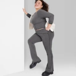 Women's Ribbed Flare Leggings - Wild Fable™ -Wild Fable Store GUEST 0597c268 0159 4780 8488 51dfb18c6c72