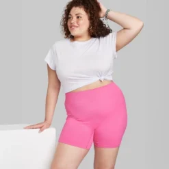 Women's High-Rise Seamless Bike Shorts - Wild Fable™ -Wild Fable Store GUEST 059fe952 441b 4de8 b2cf d3220e0fd4ad