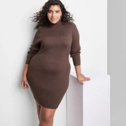 Women's Long Sleeve Bodycon Mini Sweater Dress - Wild Fable™ -Wild Fable Store GUEST 070462b1 34dd 4ee9 8b5e 769534f1343f