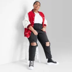 Women's Super-High Rise Tapered Jeans - Wild Fable™ Black Denim -Wild Fable Store GUEST 0c69faa2 7c8b 4b63 9d8e fb77c37146e1