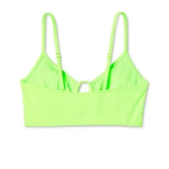 Women's Lace-Up Longline Bikini Top - Wild Fable™ Neon Green -Wild Fable Store GUEST 0cb4703c 39b1 4daa ae4c 68432ddeb422