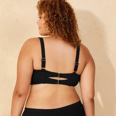 Women's Ribbed Textured Bralette Bikini Top - Wild Fable™ 1 Women's Ribbed Textured Bralette Bikini Top - Wild Fable™