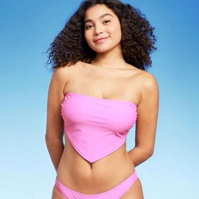 Women's Handkerchief Bandeau Bikini Top - Wild Fable™ 8 Women's Handkerchief Bandeau Bikini Top - Wild Fable™ - Image 8