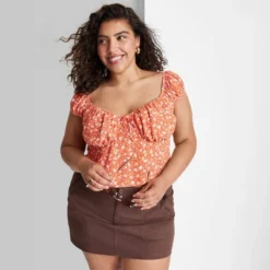 Women's Cap Sleeve Sweetheart Top - Wild Fable™ -Wild Fable Store GUEST 1aa53fb4 1d04 437b b550 1354adee55ce