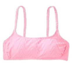 Women's Wavy Terry Textured Bralette Bikini Top - Wild Fable™ Light Pink -Wild Fable Store GUEST 1e1d9fd3 9748 4ac9 b64d 0497c7767ddc