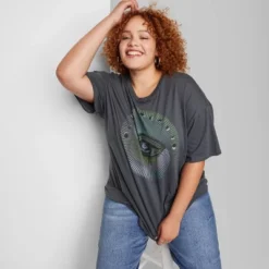 Women's Oversized Eye Graphic T-Shirt - Wild Fable™ Black -Wild Fable Store GUEST 208835c4 bebb 4b68 93df 84edd4a5c7f0