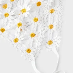 Daisy Knit Headscarf - Wild Fable™ White/Yellow -Wild Fable Store GUEST 22a0b726 fe1b 433b 92dc 0332563e7d47