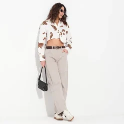 Women's Twill Utility Crop Shirt - Wild Fable™ -Wild Fable Store GUEST 3075fd24 3437 47ce 9e57 08789a000086