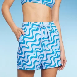 Women's 5" Board Swim Shorts - Wild Fable™ Multi Blue Swirl Print -Wild Fable Store GUEST 31d50ee2 833a 4bc7 ab94 e162d7befcf4