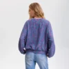 Women's V-Neck Button-Front Cardigan - Wild Fable™ Purple Abstract