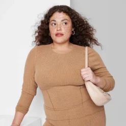 Women's Long Sleeve Corset Seam T-Shirt - Wild Fable™ -Wild Fable Store GUEST 3775f763 c18c 4887 8c17 e1574898ce7c