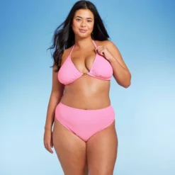 Women's Butterfly Charm Plisse Textured Triangle Bikini Top - Wild Fable™ -Wild Fable Store GUEST 37b436fd 0c5d 4901 8e7a 9b7625be9b3a