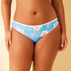 Women's Contrast Binding Medium Coverage Bikini Bottom - Wild Fable™ Blue Floral Print -Wild Fable Store GUEST 3ed0a68f b50d 443f 92e7 14b92636e595