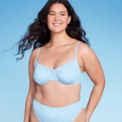 Women's Ribbed Underwire Bralette Bikini Top - Wild Fable™ -Wild Fable Store GUEST 416a3e9c 9135 418d ba9a 9d34c53faf19