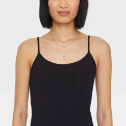 Butterfly Pendant Necklace - Wild Fable™ Silver