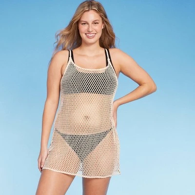 Women's Tassle Trim Crochet Cover Up Dress - Wild Fable™ 2 Women's Tassle Trim Crochet Cover Up Dress - Wild Fable™ - Image 2