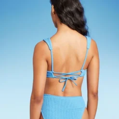 Women's Pucker Square Neck Wide Strap Bralette Bikini Top - Wild Fable™ -Wild Fable Store GUEST 4a2cb020 8752 4d54 91e7 e0bbbb6ed987