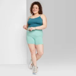 Women's High-Rise Seamless Bike Shorts - Wild Fable™ -Wild Fable Store GUEST 4c407bbe 89f5 4d3f 984f dbfb7f047480