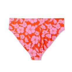 Women's High Leg Extra Cheeky Low-Rise Bikini Bottom - Wild Fable™ Orange/Pink Tropical Print -Wild Fable Store GUEST 4e3d3576 69d9 4de9 a5d7 85bfc98dfc16