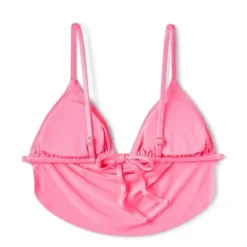 Women's Cowl Neck Longline Bralette Bikini Top - Wild Fable™ Pink Shine -Wild Fable Store GUEST 5280526c 75bb 4724 bba3 41df1c3a9c9e