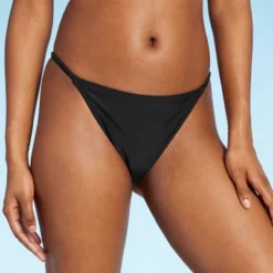 Women's Side Tab Extra Cheeky High Leg Bikini Bottom - Wild Fable™ Black -Wild Fable Store GUEST 5d612f7f be83 4887 b4bb c74f95361500