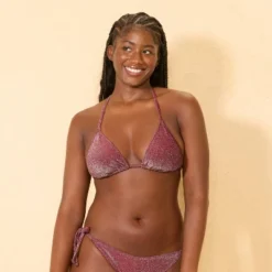 Women's Sparkle Midi Triangle Bikini Top - Wild Fable™ Burnt Burgundy -Wild Fable Store GUEST 5dde3d77 d18b 41af b74f 5afd15b86f88