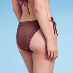 Women's Side-Tie High Leg Extra Cheeky Bikini Bottom - Wild Fable™ Brown -Wild Fable Store GUEST 5f673875 5510 4f34 8ab4 9e2c19af2fbc