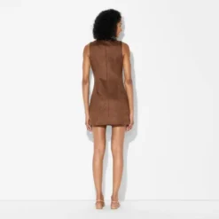 Women's Faux Suede Button-Front Mini A-Line Dress - Wild Fable™ Brown -Wild Fable Store GUEST 608936e6 238c 4b4e a5ef 15144b5ec3e2