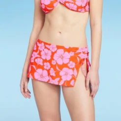 Women's Cinch Side Skirt Cover Up - Wild Fable™ Orange/Pink Tropical Print 10 Women's Cinch Side Skirt Cover Up - Wild Fable™ Orange/Pink Tropical Print -Wild Fable Store GUEST 61a722e9 5af5 4e19 88ba b77659b3be4e