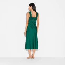 Women's Ruched Midi Bodycon Dress - Wild Fable™ Dark Green -Wild Fable Store GUEST 61f6ce29 9626 4116 ad02 02d6163c4305