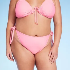 Women's Side-Tie Low-Rise Cheeky High Leg Bikini Bottom - Wild Fable™ -Wild Fable Store GUEST 62a130c4 92e5 4dc5 bab0 85438963e289