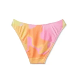 Women's High Leg Cheeky Bikini Bottom - Wild Fable™ Pink/Orange/Yellow Tie-Dye -Wild Fable Store GUEST 68dcfa09 426e 4bd8 b8ce 0aa9335f1df2