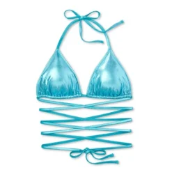 Women's Foil Triangle Bikini Top - Wild Fable™ Teal Green -Wild Fable Store GUEST 6a63d0ee ccfa 4c0b b76d 350dee425e43