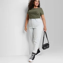 Women's Super-High Rise Tapered Jeans - Wild Fable™ Ultra Light Wash 7 Women's Super-High Rise Tapered Jeans - Wild Fable™ Ultra Light Wash -Wild Fable Store GUEST 6bc07616 8dff 4522 9e3a 572c492913bd