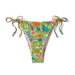 Women's Side-Tie Adjustable Coverage Ultra High Leg Bikini Bottom - Wild Fable™ Floral Print -Wild Fable Store GUEST 7322496c c4dd 4e09 bb5e 2bfd89c0a20e