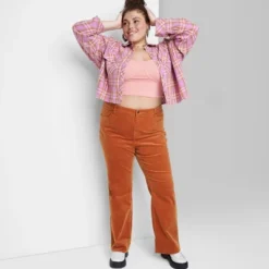 Women's Mid-Rise Corduroy Flare Pants - Wild Fable™ -Wild Fable Store GUEST 754b15fd 6f90 4348 a22b 53bc4007f473