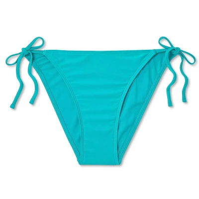 Women's Side-Tie Cheeky Bikini Bottom - Wild Fable™ Green 5 Women's Side-Tie Cheeky Bikini Bottom - Wild Fable™ Green - Image 5