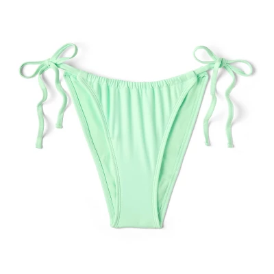 Women's Adjustable Coverage Side-Tie Bikini Bottom - Wild Fable™ Light Green 5 Women's Adjustable Coverage Side-Tie Bikini Bottom - Wild Fable™ Light Green - Image 5