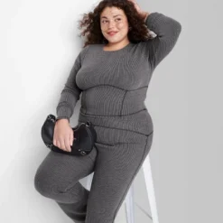 Women's Long Sleeve Corset Seam T-Shirt - Wild Fable™ -Wild Fable Store GUEST 8130fda9 2620 4efa 857b 382db7a0854a