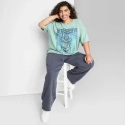 Women's Elbow Sleeve Oversized Graphic T-Shirt - Wild Fable™ -Wild Fable Store GUEST 8930bf19 4bbe 4570 b259 bf47f5fb288b