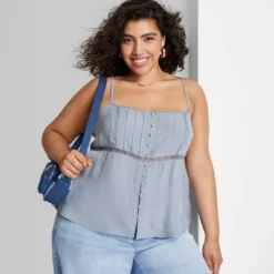 Women's Lace Trim Babydoll Cami - Wild Fable™ -Wild Fable Store GUEST 8cfa7058 5065 408c a88c bd2ba58f3a70