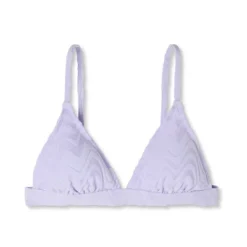 Women's Wavy Terry Textured Triangle Bikini Top - Wild Fable™ Lilac Purple -Wild Fable Store GUEST 8ffec605 35e6 40ff b4ef 42cee51458bc