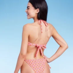 Women's U Bralette Multiway Bikini Top - Wild Fable™ Orange Tile Print -Wild Fable Store GUEST 902c344d 30ba 4701 b257 c8be6c82f4cf