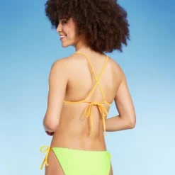 Women's Reversible Triangle Bikini Top - Wild Fable™ -Wild Fable Store GUEST 917621cc 916d 4a86 9407 a0781d454ded