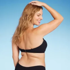 Women's Pucker Textured Center Front Shell Detail Bandeau Bikini Top - Wild Fable™ -Wild Fable Store GUEST 91c3010c 466f 49cb a402 ea3e110fc508