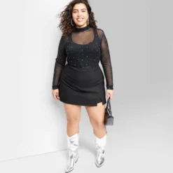 Women's High-Rise Bodycon Mini Skort - Wild Fable™ -Wild Fable Store GUEST 92fc8a78 4f60 429a b24a 755b31baa451