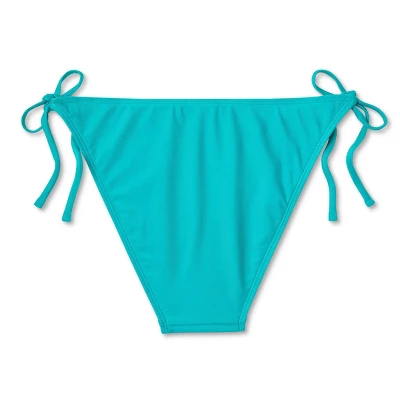 Women's Side-Tie Cheeky Bikini Bottom - Wild Fable™ Green 6 Women's Side-Tie Cheeky Bikini Bottom - Wild Fable™ Green - Image 6