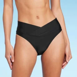 Women's Crossover High Leg Cheeky Mid-Rise Bikini Bottom - Wild Fable™ -Wild Fable Store GUEST 99b2e8fd d706 4e31 b657 616fa2c2b3f7